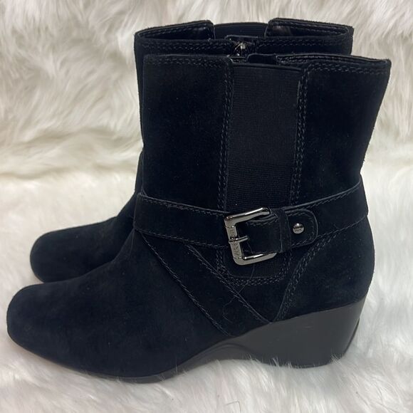 Anne Klein MONTAGUE Wedge Ankle Bootie Size 9 BIN 15 - Picture 5 of 10
